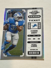 2022 Contenders Optic D'Andre Swift Silver Season Ticket Prism #20