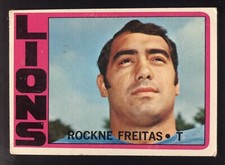 1972 Topps Rockne Freitas #94 Football Detroit Lions