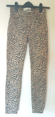 Mädchen Gap Leopardenmuster Jeans Gr. 24 R (sehr klein) Top! Ältere Mädchen
