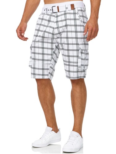Indicode Hombre Cargoshorts Monroe Bermudas Pantalones Cortos Cargo Shorts Algodón - Imagen 65 de 112