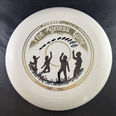 Wham-O World Class Frisbee (81 E) 1981 World Seniors The Ageless Game