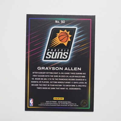 2023-24 Recon GRAYSON ALLEN #90 Purple Holo SP /75