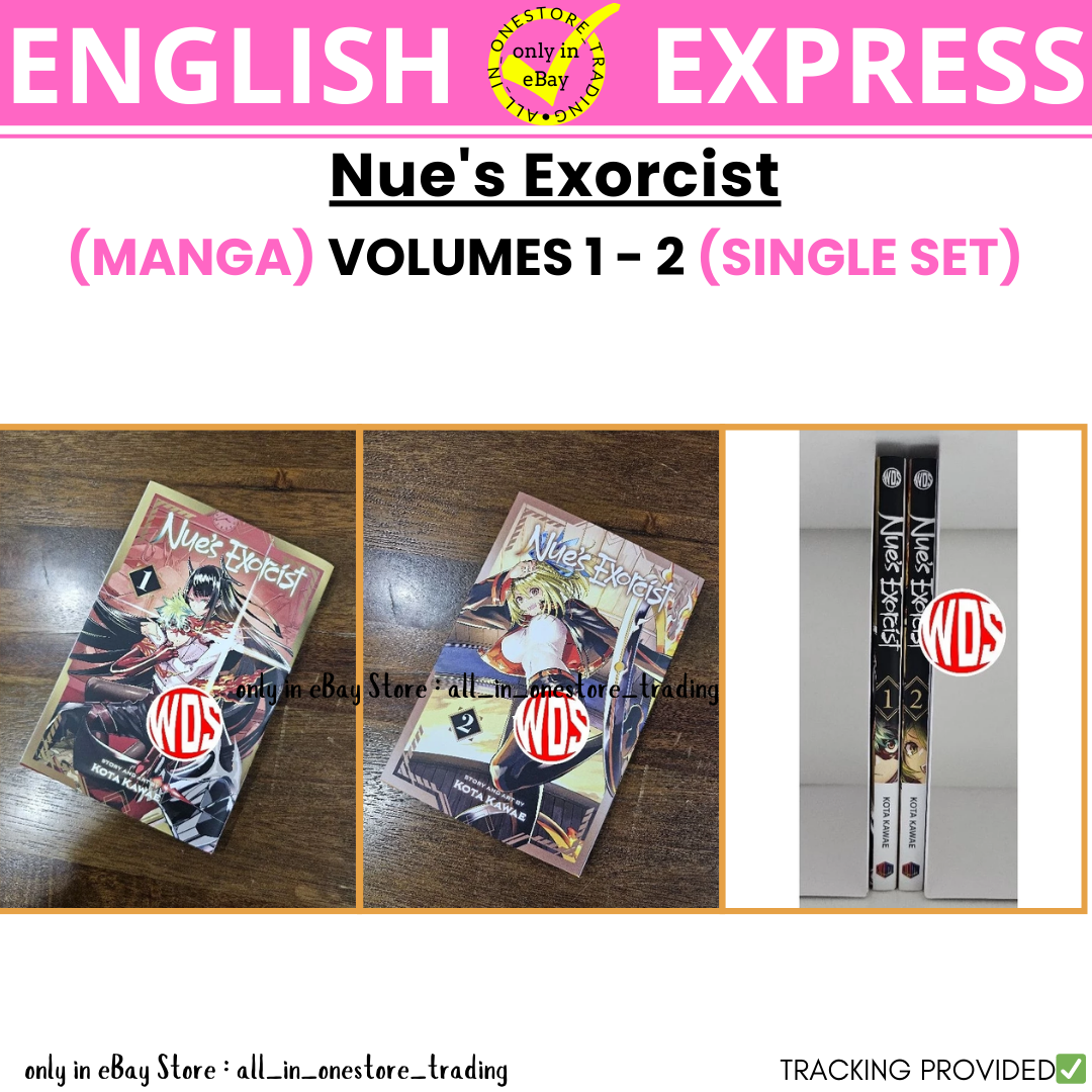 Nue's Exorcist Manga English Version Volume 1-2 Loose Set Single