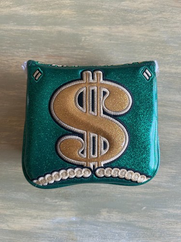 Excellent Scotty Cameron Cash Is King Green Mid-Square Mallet Putter Headcover - Picture 2 of 6