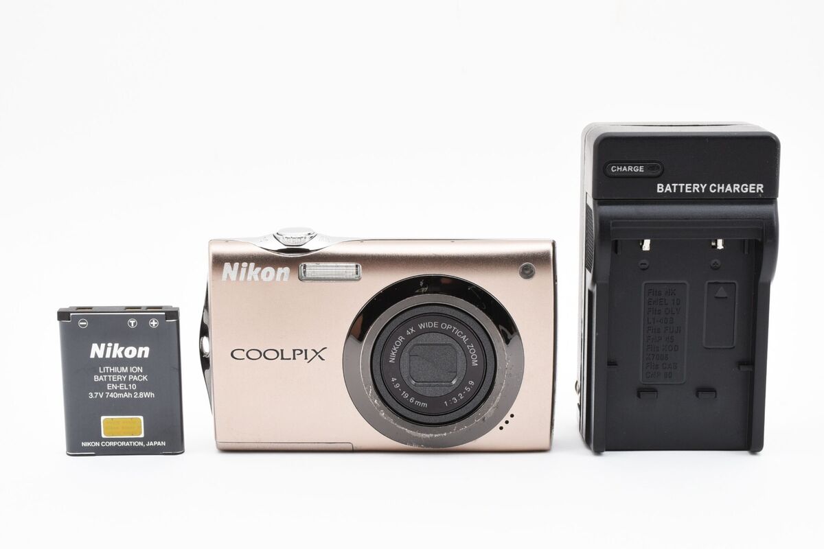 NIKON COOLPIX S4000 12.0MP Compact Digital Camera brown [Exc NIKON COOLPIX S4000 12.0MP Compact Digital Camera brown [Exc