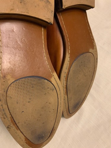 La Milano Mens Laceup Dress Shoes Memory foam, Size 13 Cognac - Picture 10 of 11