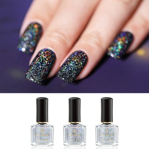 clear polish nail glitter holographic 6ml sequined laser born coat pretty