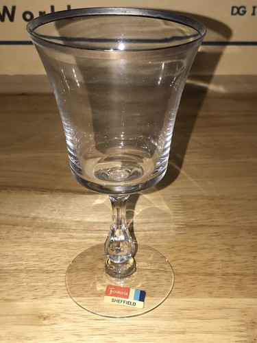6 Stück - Fortessa Sheffield Kristall Weingläser Neu 1970 - Bild 4 von 7
