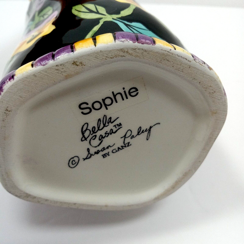 Susan Paley Bella Casa SOPHIE Ceramic Art Vase Ganz Shelf Decor - Picture 8 of 11