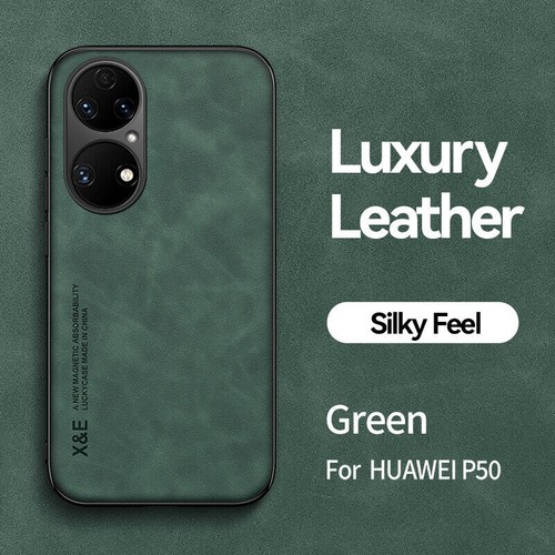 For Huawei P20/P50 Pro/P40/P30 Lite/Y9 2019 Luxury Leather Magnetic Back Case - Picture 17 of 18