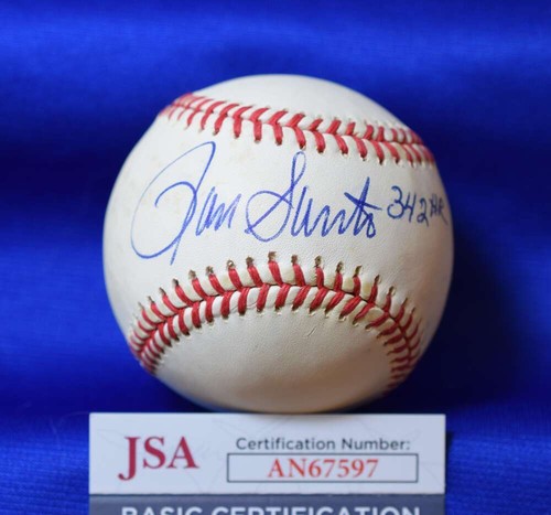 Ron Santo 342 Hrs JSA Coa Autogramm National League ONL signed Baseball