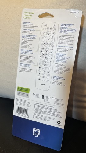 Philips 8 Device Elite Fully Backlit Universal Remote Control - Brushed Black - Picture 2 of 3