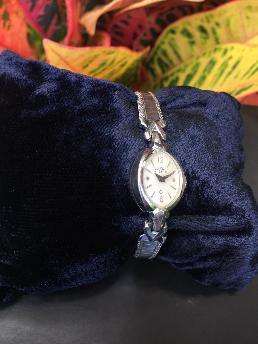 Vintage Lady Elgin Cocktail Watch 23 Jewels 10K Gold Filled For