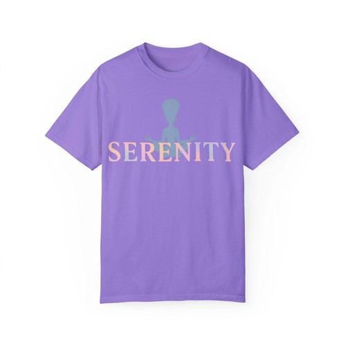 Serenity T-Shirt Meditating Graphic Tee | Mindfulness Shirt for Women, Spiritual - Picture 71 of 74