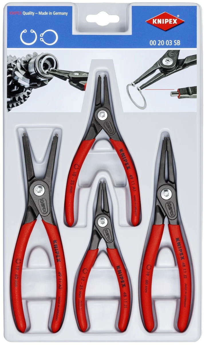 (未使用･未開封品)　クニペックス KNIPEX 002001V09 精密スナップリングPセット(4ホン トレイツキ) 0pbj0lf Amazon.co.jp: クニペックス KNIPEX スナップリングプライヤーセット