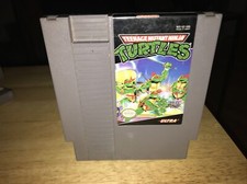 Teenage Mutant Ninja Turtles (Nintendo NES, 1989)Working Game Only Free Shipping