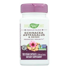 NEW Nature's Way - Echinacea Astragalus and Reishi - 100 Capsules