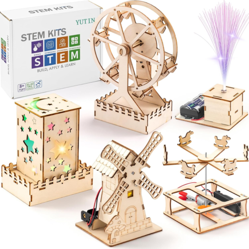 STEM Kits for Kids Age 8-10, Wood Craft Projects Kit for Kids 8-12 Model Science - Picture 10 of 12