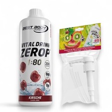 Best Body Nutrition Low Carb Vital Drink Sirup Softdrink + 1 Dosierpumpe 