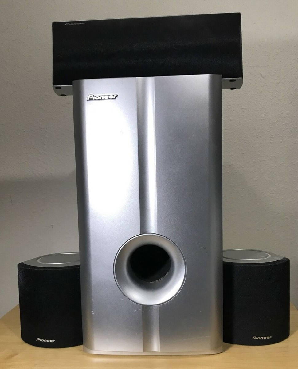 Pioneer S-FCRW2500 Surround Sound Speaker Set (4 pieces) Subwoofer