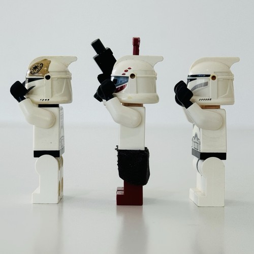 Lego Star Wars Clone Trooper Minifigure Lot of 3 The Clone Wars - Picture 6 of 7