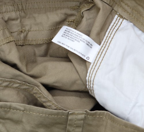 Goodfellow & Co Mens Regular Fit Straight Cargo Pants 85628189 Tan Brown 40x32 - Bild 10 von 11