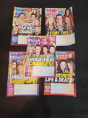 Soap Opera Digest 5-pack Nov. 7, 2016 To Dec. 12, 2016 - Picture 1 of 6