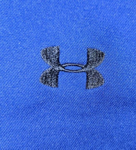 Under Armour Short Sleeve Loose Fit Polo Shirt Blue Boys Youth Large - Picture 4 of 8
