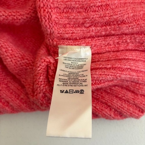 Free People Brookside Tunic Sweater Women's XS Pink Oversized Chunky Pullover - Picture 7 of 9