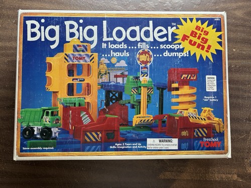 Vintage TOMY Big Big Loader 5003 Track Set Haul Scoop Dump 1994 99.9 % Complete - Picture 1 of 9