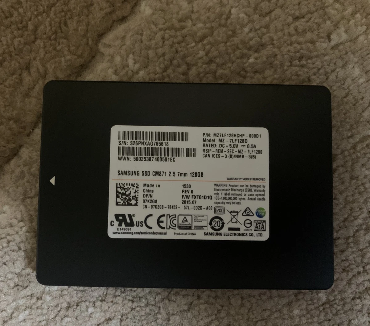 Samsung 128 GB Solid State Drives for sale | eBay