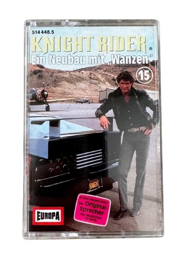 Knight Rider MC Kassette Folge 15 Hoerspiel Klassiker Ein Nebau mit Wanzen - Bild 2 von 4