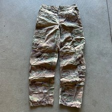 Vintage 90s Military Woodland Camo Double Knee Cargo Pants Size 31x31 Brown