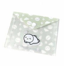 NEW The Coffee Monsterz Co TCMC Small Plastic Sticker Envelope, Matcha