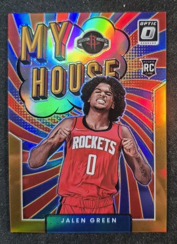 Jalen Green /39 RC 243 2021 Panini Donruss Optic My House! Orange #17 Rookie