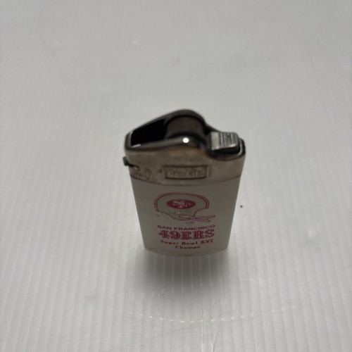 San Francisco 49ERS Super Bowl XVI CHAMPS 1981 49ERS Vintage Lighter - Picture 2 of 4