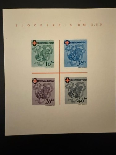 Germany Stamps.Sc.6NB6a.Block.MNH. - Picture 1 of 2