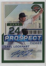 2024 Panini Prospect Edition Green Prizm Signatures Lael Lockhart Jr #167 Auto