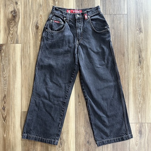 Vintage 90s Y2K JNCO Jeans Tribals Dragon Denim Jeans, Black, Size 14 - Picture 2 of 10