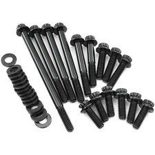 Small Block Ford V8 Windsor 289 302 351 Timing Cover Water Pump Bolt Kit Black