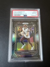 2022 Panini Chronicles - Prizm Black Sam Howell Silver (RC) PSA 10 VIKINGS