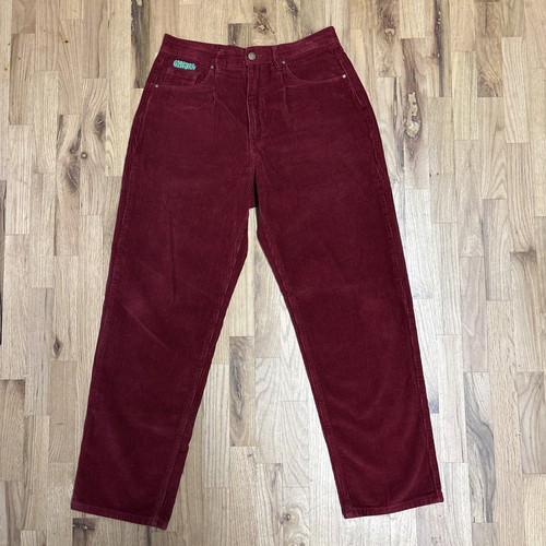 Empyre Tori Sk8 Women's Red Size Large 32x29 Skate Corduroy Loose Baggy Pants - Picture 3 of 6