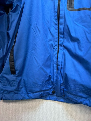 Killtec Youth Level 2 Rain Jacket Size 12 Blue Hooded Waterproof Outdoors - Picture 8 of 15