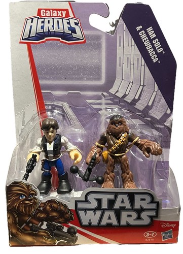 Playskool Heroes Star Wars Galactic Heroes Han Solo und Chewbacca Hasbro  - Bild 1 von 2