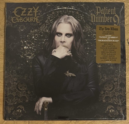 OZZY OSBOURNE PATIENT NUMBER 9 GATEFOLD VINYL 2LP CRYSTAL CLEAR BRAND NEW SEALED - Picture 1 of 3