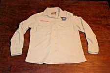 Boy Scouts of America BSA Women's Shirt Tan Medium Vented Poly Microfiber