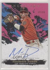 2021 Inception Rookie and Emerging Star Magenta 64/99 Mauricio Dubon Auto v6p