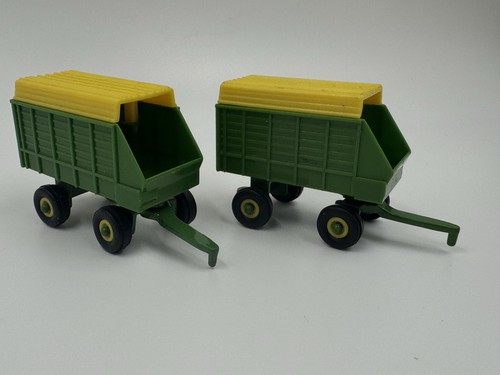 John Deere farm Loose Set Metal & Plastic 18pc Bundle Fair Condition Tractors - Picture 9 of 24