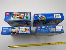 NEW Lot of 4 Lego City Sets SEALED 60178 4436 60091 60120 Deep Sea Starter NIB