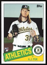 2020 Topps Update 1985 Topps 35th Anniversary A.J. Puk #85TB-32 Athletics